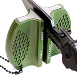 Pocket Hunting Knife Sharpener: Tungsten Carbide Ceramic Rod - For Camping and Outdoors